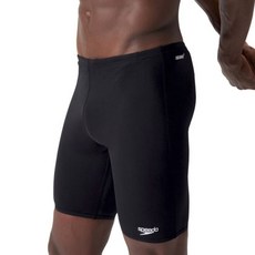 speedo 男性素色Endurance+五分四角泳褲 8-134470001