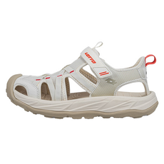 LOTTO 樂得 女款悠活護趾涼鞋 LT5AWS9331 米色 舒適透氣, 250mm