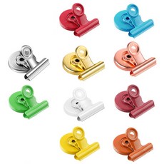 簡約風留言板冰箱磁鐵夾 隨機出貨, 10個, 1入, 3.3 x 3.8 cm