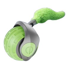 蕉蕉購物 智能可調速逗貓球, 綠色, 1個