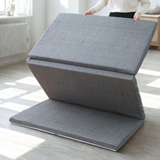 애프터식스 LM솜 단단한 접이식 3단 꿀잠 토퍼 바닥 침대 매트리스