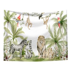 半島良品 居家裝飾掛布, 叢林動物