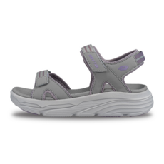 LOTTO 樂得 女款 美型織帶涼鞋 LT5AWS9418 淺灰/紫色 250mm