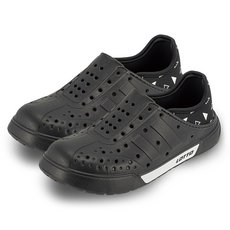 LOTTO 樂得 Salina輕量洞洞鞋 女款 黑色 舒適透氣, 220mm