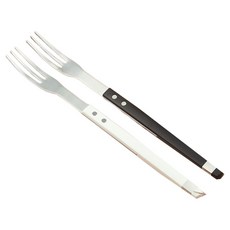 Bogen Solen 方形餐具晚餐叉2件組, 黑色, 白色, 1套
