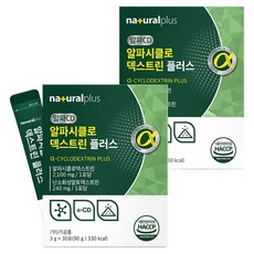 내츄럴플러스 알파시클로 덱스트린 플러스 30p, 90g, 2개