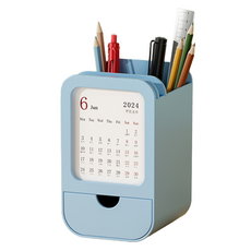 루시마켓 달력 데스크 오거나이저 80 x 82 x 132 mm, 블루, 1개