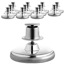 日本SP SAUCE 窗簾磁吸對扣組, 12組, 銀色