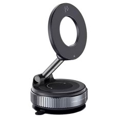 羅德布萊斯 車用一鍵式真空吸附MagSafe磁吸手機支架, 黑色, 1個