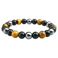 Potenkit 手鍊 黃色黑珠, 1個