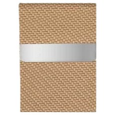 솔솔담다세로 명함 케이스, 짜임 라이트 브라운