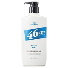 LG생활건강 46cm 두취솔루션 약산성 데오드란트 샴푸 클린민트향, 600ml, 1개