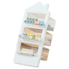 루시마켓 데일리 데스크 오거나이저 154 x 135 x 305 mm, 화이트, 1개