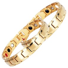 Potenkit 最棒的手鍊 金色 22 x 1.2 cm, 2個