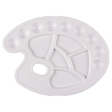 哈泰斯莫 簡潔乾淨水彩調色盤 小尺寸 海德調色盤 28.5cm, 1個, 14格