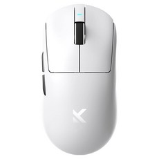 프리플로우 유무선 게이밍 마우스 59g MCHOSE A7 ULTRA MOUSE, 화이트