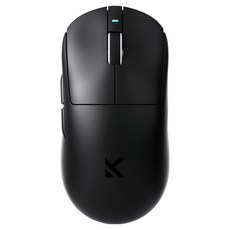 프리플로우 유무선 게이밍 마우스 59g MCHOSE A7 ULTRA MOUSE, 블랙