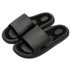 CUSSO 辦公室家用多功能指壓拖鞋 A-10 250mm, 1個, 黑色