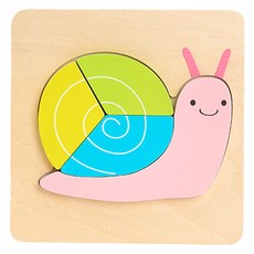 Kes.B 堅固大塊拼圖 蝸牛, 1個