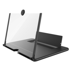 抽拉式手機螢幕放大器, 黑色/透明色, 1個