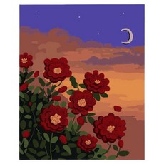 마켓링 선물 diy 명화그리기 페인팅 도구 풀세트 30 x 40 cm, 타입3, 1세트