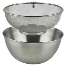 interCOOK 不鏽鋼套組, 1套, 攪拌碗 + 濾網
