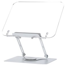 Pocket Master透明旋轉壓克力平板樂譜閱讀架, 白色