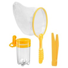 썸즈마인 곤충관찰 곤충채집통 옐로우 3종 세트, 1세트