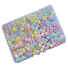 nanacompany DIY 串珠工藝 材料 12格套組, 1套, 混色