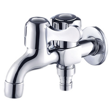 雙出水洗衣機專用水龍頭, 1個, 92 x 130mm