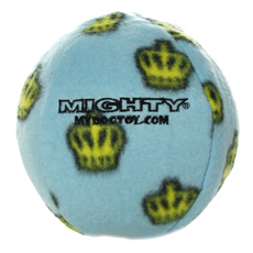 MIGHTY 2-IN-1系列 球球 皇冠藍 寵物玩具 耐咬 發聲 直徑10cm, 1個