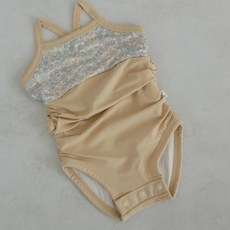 PEEKABOO 女童夏洛特連身泳裝