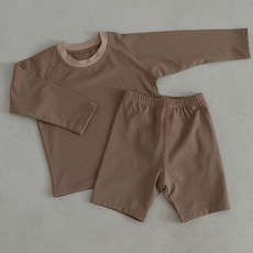 피카부 아동용 루루 스윔웨어 래쉬가드 상하의 세트