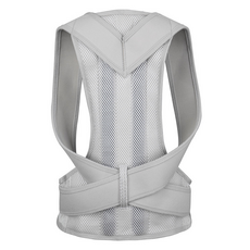 網眼透氣姿勢輔助帶 灰色, 1個