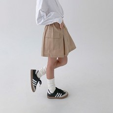 YouIt 女童沙色工裝口袋裙