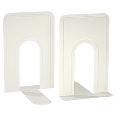 KODACHIEF 인테리어 북앤드 2p, 오버사이즈 화이트