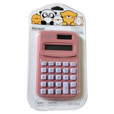 KODACHIEF 계산필수템 계산기, 14스타일 레드, 1개