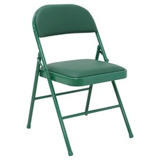 VICFUS 오브 다용도 폴딩 쿠션 OB 접이식 의자, 그린, 1개