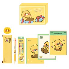KAKAO FRIENDS 特別文具Chunsik組, 1套, 混色