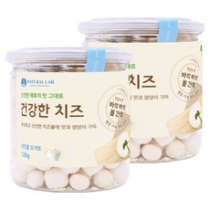 네츄럴랩 강아지 건강한치즈, 요거트 볼, 120g, 2개
