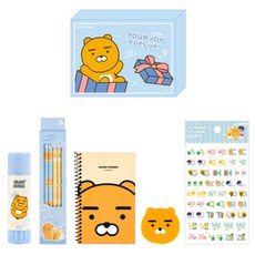 KAKAO FRIENDS 基本文具組, 1套, 萊恩