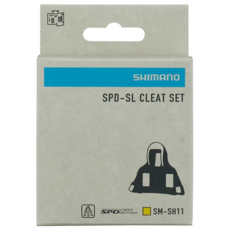 SHIMANO SPD-SL 6度契合片 SM-SH11, 1組, 黃色