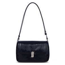 J.ESTINA 女款 JINO SM 斜揹包 JHNCHE5BS913BK980 + 購物袋, 黑色