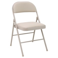 VICFUS 오브 다용도 폴딩 쿠션 OB 접이식 의자, 베이지, 1개