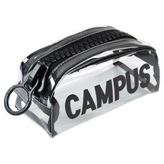 POPO FANCY 校園大拉鍊筆袋, 1個, 透明黑色