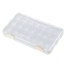 Anna&U 可分離式21格一個月份量保健食品藥盒 白色, 1個