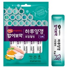 하림펫푸드밥이보약 고양이 토탈웰빙 하루양갱 7p, 닭고기, 56g, 1개