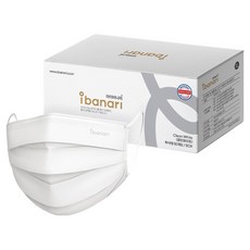 아이바나리 특대형 덴탈마스크 성인용, 50개입, 1개, 클린화이트