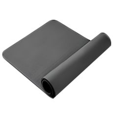 加厚超彈力NBR瑜珈墊 單人款, 1個, 灰色