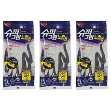 3M Super Grip NoCut 5 NBR 泡棉塗層手套 雙手穿戴組, 3套, 灰色